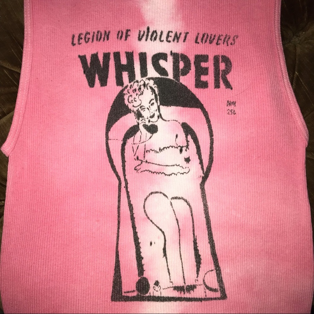 ⚡️WHISPER Legion of violent lovers retro Top L